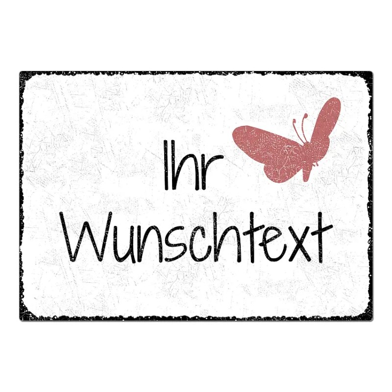 Bild von   blechschild a mit individuelljpg | Individuelle 🎁 persönliche 🎁 personalisierte Geschenke bedruckt ▪ bestickt ▪ graviert