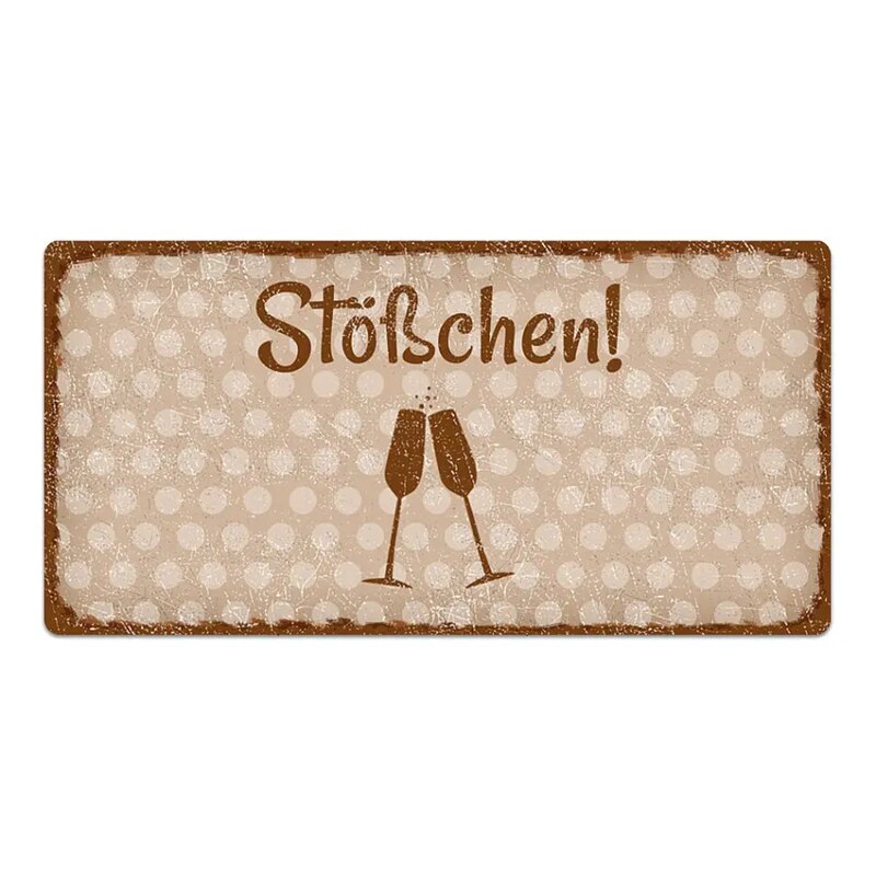 Bild von   dekoschild puenktchen mit wunsjpg | Individuelle 🎁 persönliche 🎁 personalisierte Geschenke bedruckt ▪ bestickt ▪ graviert
