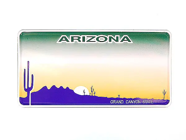 Bild von   arizona plate mit wunschtextjpg | Individuelle 🎁 persönliche 🎁 personalisierte Geschenke bedruckt ▪ bestickt ▪ graviert