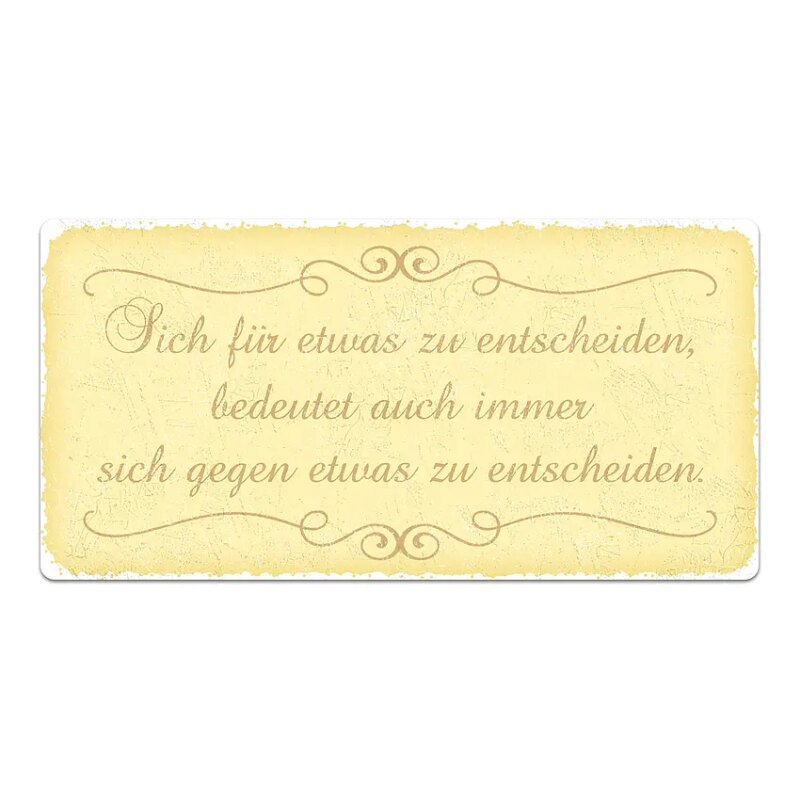 Bild von   vintage schild mit wunschtextjpg | Individuelle 🎁 persönliche 🎁 personalisierte Geschenke bedruckt ▪ bestickt ▪ graviert