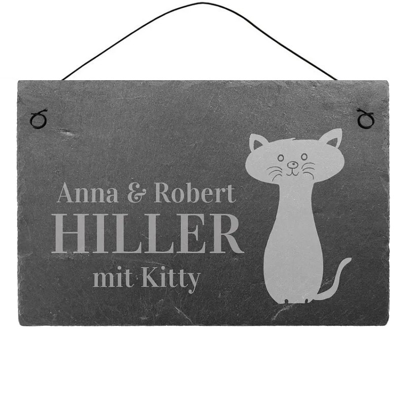 Bild von   schieferschild  x  cm mitjpg | Individuelle 🎁 persönliche 🎁 personalisierte Geschenke bedruckt ▪ bestickt ▪ graviert