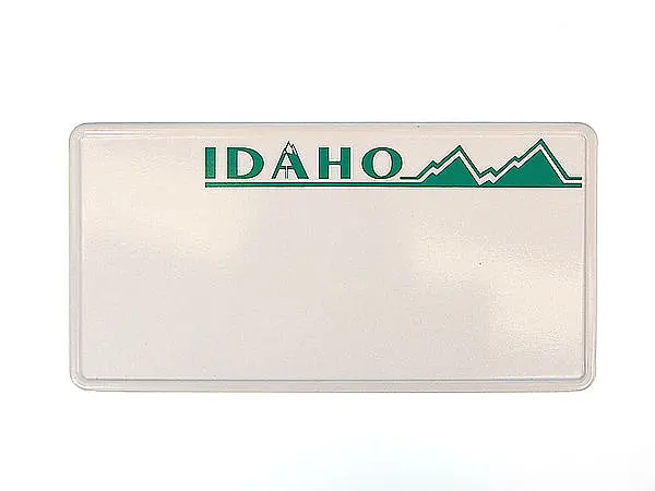 Bild von   idaho plate mit wunschtext foljpg | Individuelle 🎁 persönliche 🎁 personalisierte Geschenke bedruckt ▪ bestickt ▪ graviert