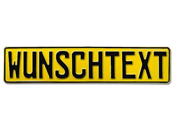Bild von   praegung deutsches kennzeichjpg | Individuelle 🎁 persönliche 🎁 personalisierte Geschenke bedruckt ▪ bestickt ▪ graviert