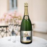 Bild von   champagner mit bedrucktem etikjpg | Individuelle 🎁 persönliche 🎁 personalisierte Geschenke bedruckt ▪ bestickt ▪ graviert