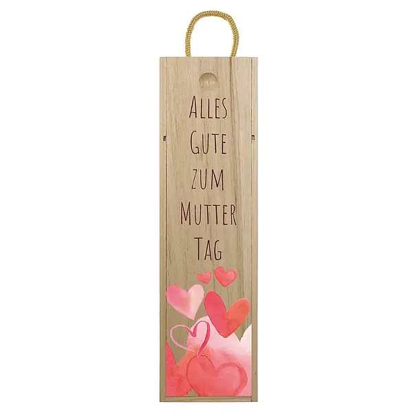 Bild von   weinbox zum muttertag bedrucjpg | Individuelle 🎁 persönliche 🎁 personalisierte Geschenke bedruckt ▪ bestickt ▪ graviert
