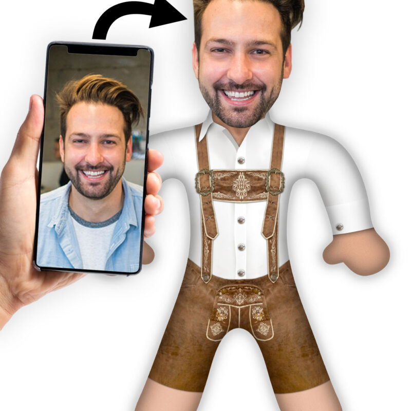 Bild von   du als oktoberfest lederhose sjpg | Individuelle 🎁 persönliche 🎁 personalisierte Geschenke bedruckt ▪ bestickt ▪ graviert