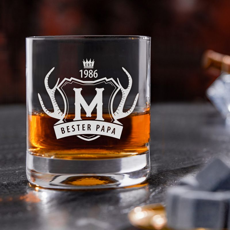 Bild von   personalisiertes whiskyglas mijpg | Individuelle 🎁 persönliche 🎁 personalisierte Geschenke bedruckt ▪ bestickt ▪ graviert