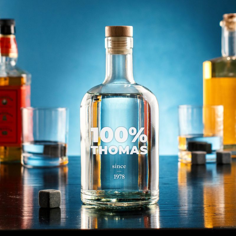 Bild von   glaskaraffe mit gravur  njpg | Individuelle 🎁 persönliche 🎁 personalisierte Geschenke bedruckt ▪ bestickt ▪ graviert