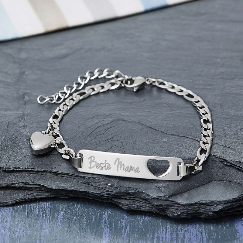 Bild von   silber armband mit gravur fuerjpg | Individuelle 🎁 persönliche 🎁 personalisierte Geschenke bedruckt ▪ bestickt ▪ graviert