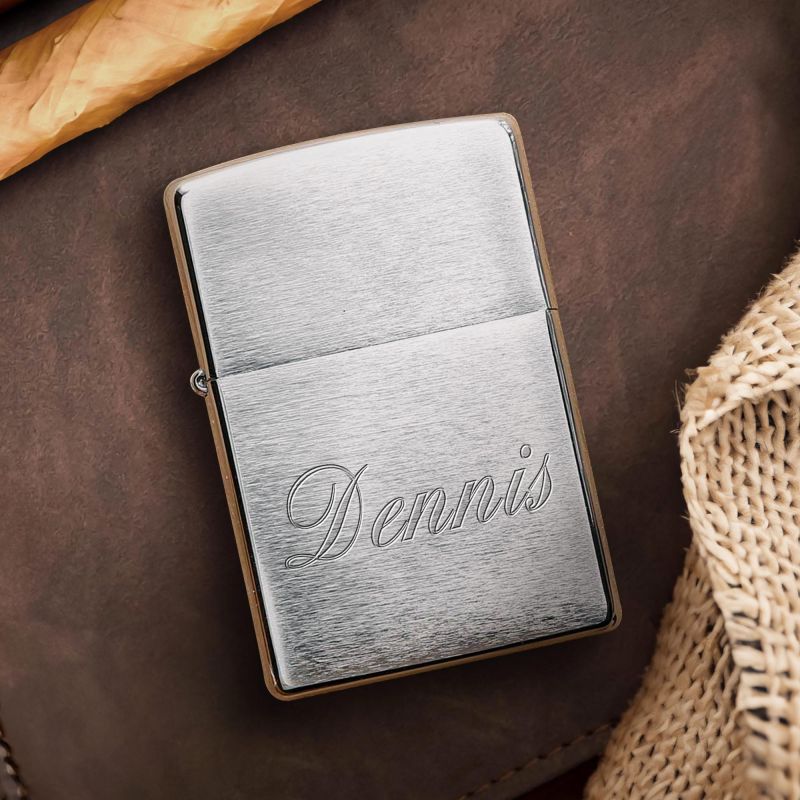 Bild von   personalisiertes zippo feuerzejpg | Individuelle 🎁 persönliche 🎁 personalisierte Geschenke bedruckt ▪ bestickt ▪ graviert