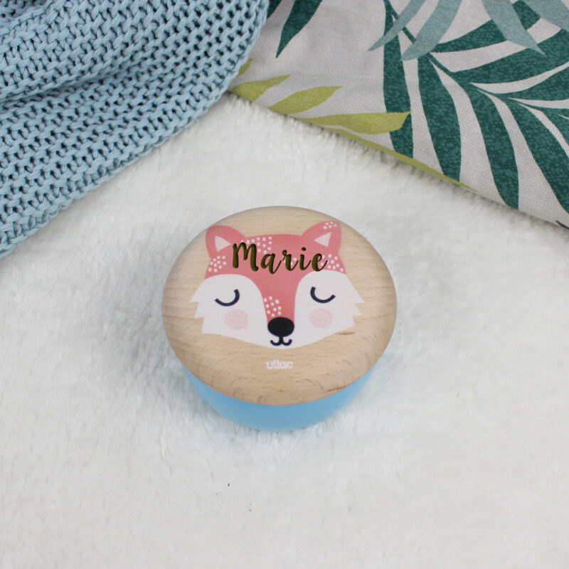 Bild von   musikdose spieluhr fuchs mit pjpg | Individuelle 🎁 persönliche 🎁 personalisierte Geschenke bedruckt ▪ bestickt ▪ graviert