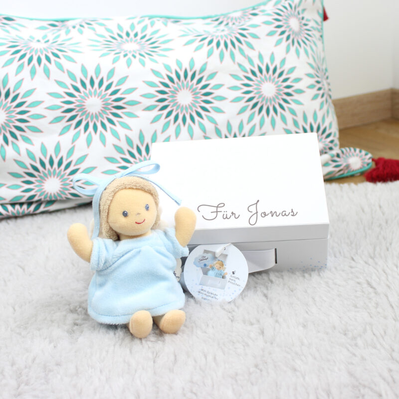 Bild von   kleine spieluhr schutzengel pejpg | Individuelle 🎁 persönliche 🎁 personalisierte Geschenke bedruckt ▪ bestickt ▪ graviert