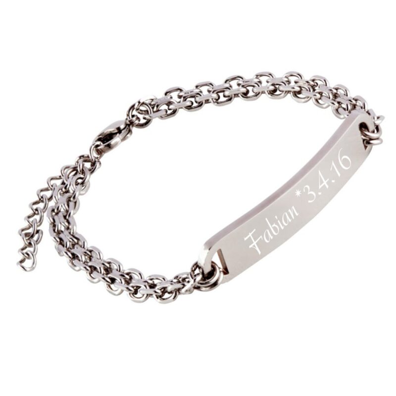 Bild von   anker armband mit gravur und vjpg | Individuelle 🎁 persönliche 🎁 personalisierte Geschenke bedruckt ▪ bestickt ▪ graviert