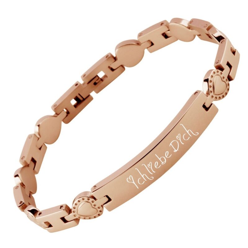 Bild von   armband mit gravur edelstahl hjpg | Individuelle 🎁 persönliche 🎁 personalisierte Geschenke bedruckt ▪ bestickt ▪ graviert