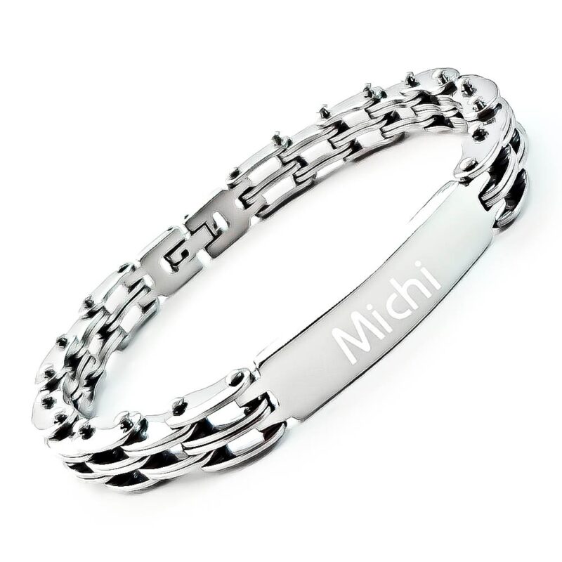 Bild von   armband mit gravur edelstahl ajpg | Individuelle 🎁 persönliche 🎁 personalisierte Geschenke bedruckt ▪ bestickt ▪ graviert