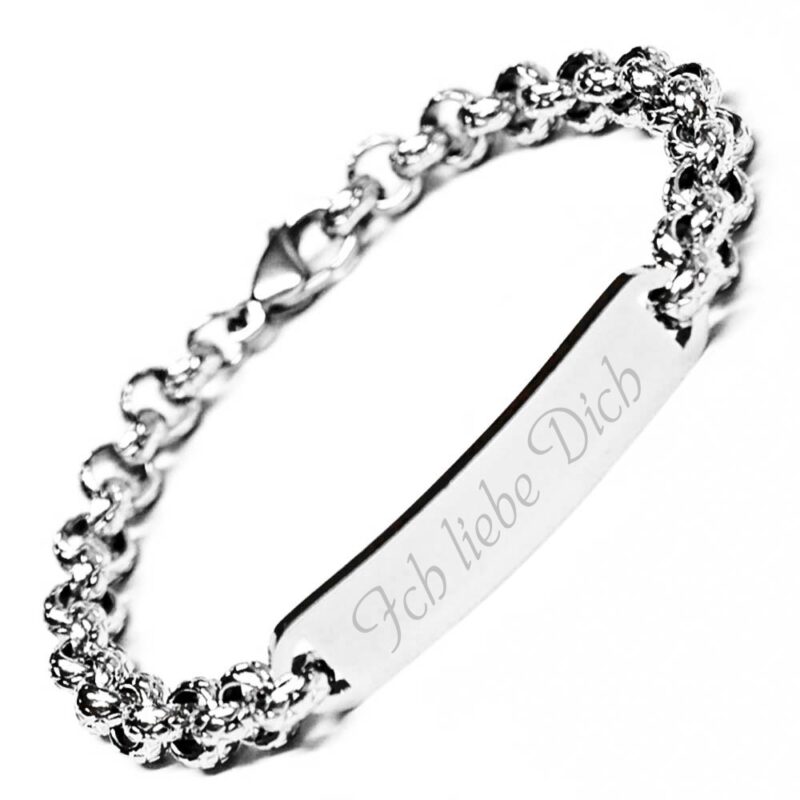 Bild von   armband mit gravur edelstahl ajpg | Individuelle 🎁 persönliche 🎁 personalisierte Geschenke bedruckt ▪ bestickt ▪ graviert