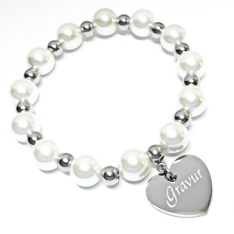 Bild von   perlen armband mit gravur ag bjpg | Individuelle 🎁 persönliche 🎁 personalisierte Geschenke bedruckt ▪ bestickt ▪ graviert