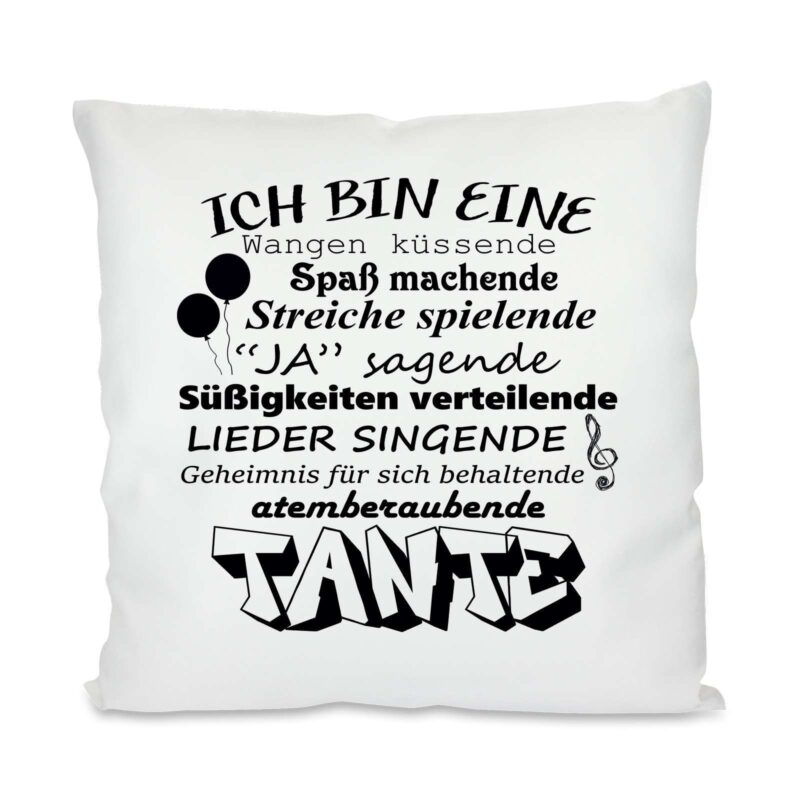 Bild von   kissen mit motiv modell atejpg | Individuelle 🎁 persönliche 🎁 personalisierte Geschenke bedruckt ▪ bestickt ▪ graviert