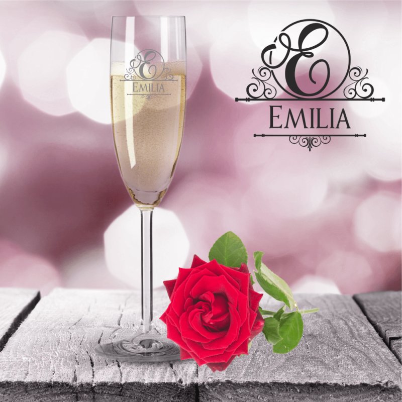 Bild von   personalisiertes sektglas vonpng | Individuelle 🎁 persönliche 🎁 personalisierte Geschenke bedruckt ▪ bestickt ▪ graviert