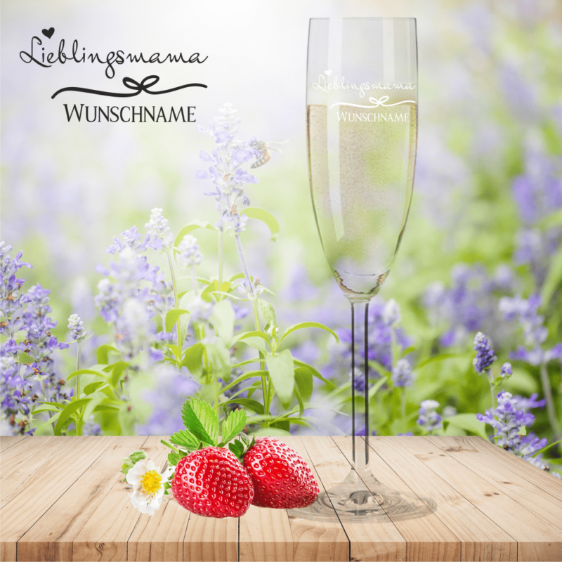 Bild von   sektglas von leonardo lieblingpng | Individuelle 🎁 persönliche 🎁 personalisierte Geschenke bedruckt ▪ bestickt ▪ graviert