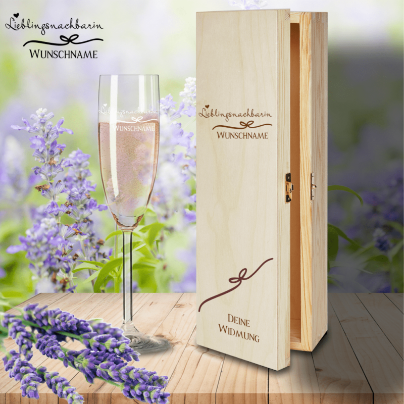 Bild von   geschenkbox lieblingsnachbarinpng | Individuelle 🎁 persönliche 🎁 personalisierte Geschenke bedruckt ▪ bestickt ▪ graviert