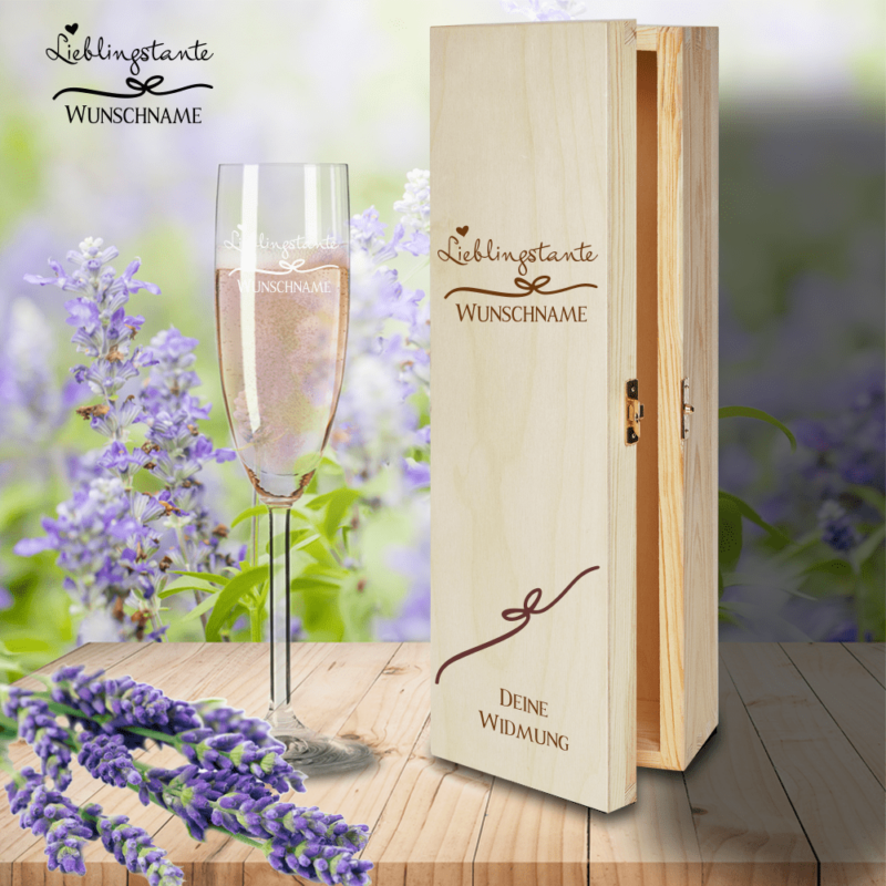Bild von   geschenkbox lieblingstante mitpng | Individuelle 🎁 persönliche 🎁 personalisierte Geschenke bedruckt ▪ bestickt ▪ graviert