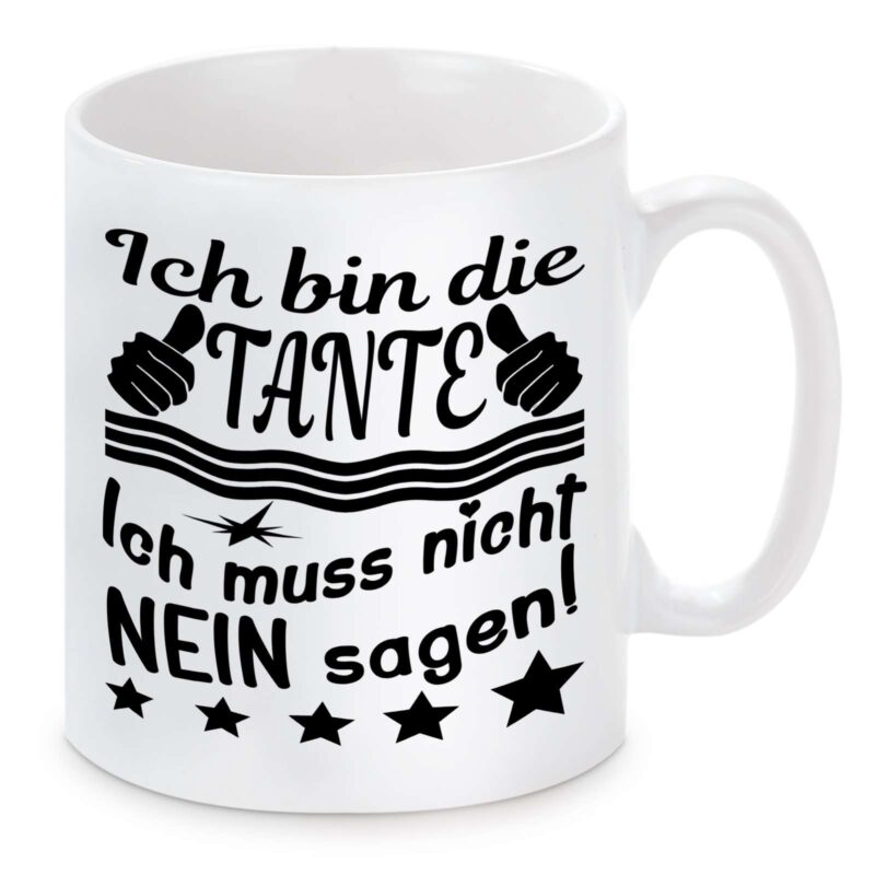 Bild von   tasse modell ich bin die tantjpg | Individuelle 🎁 persönliche 🎁 personalisierte Geschenke bedruckt ▪ bestickt ▪ graviert