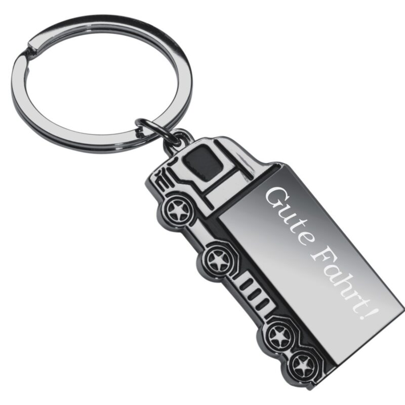 Bild von   schluesselanhaenger lkw mit grjpg | Individuelle 🎁 persönliche 🎁 personalisierte Geschenke bedruckt ▪ bestickt ▪ graviert