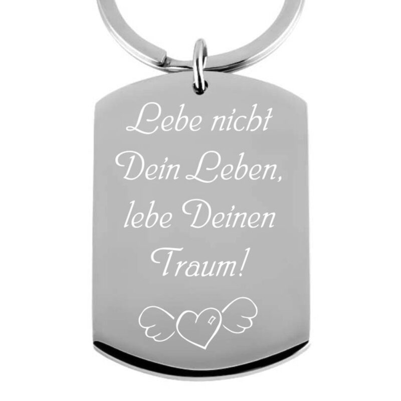 Bild von   edelstahl schluesselanhaengerjpg | Individuelle 🎁 persönliche 🎁 personalisierte Geschenke bedruckt ▪ bestickt ▪ graviert