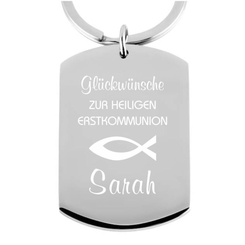 Bild von   edelstahl schluesselanhaengerjpg | Individuelle 🎁 persönliche 🎁 personalisierte Geschenke bedruckt ▪ bestickt ▪ graviert
