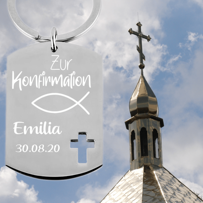 Bild von   edelstahl schluesselanhaengerpng | Individuelle 🎁 persönliche 🎁 personalisierte Geschenke bedruckt ▪ bestickt ▪ graviert