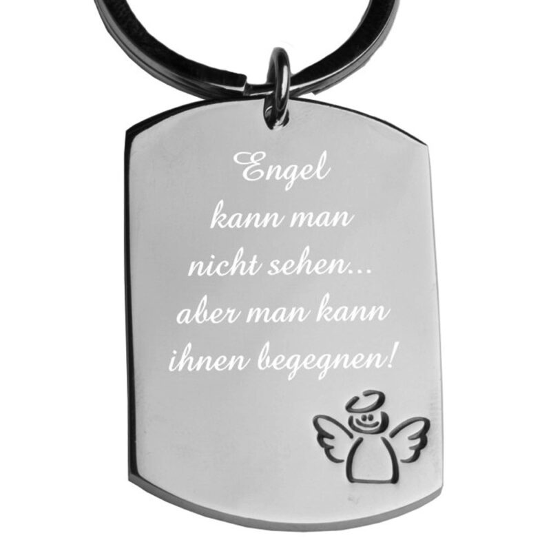Bild von   edelstahl schluesselanhaengerjpg | Individuelle 🎁 persönliche 🎁 personalisierte Geschenke bedruckt ▪ bestickt ▪ graviert