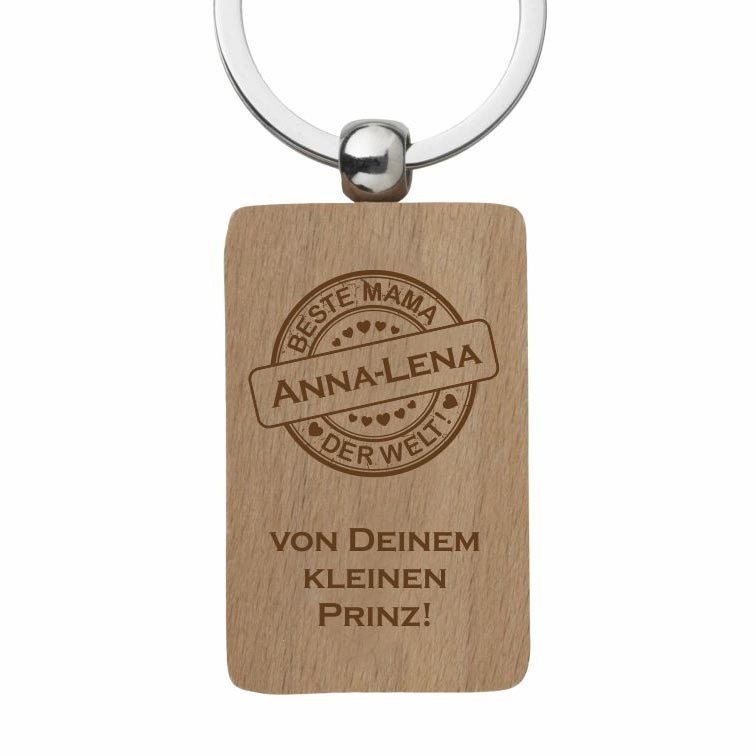 Bild von   holz schluesselanhaenger buttojpg | Individuelle 🎁 persönliche 🎁 personalisierte Geschenke bedruckt ▪ bestickt ▪ graviert