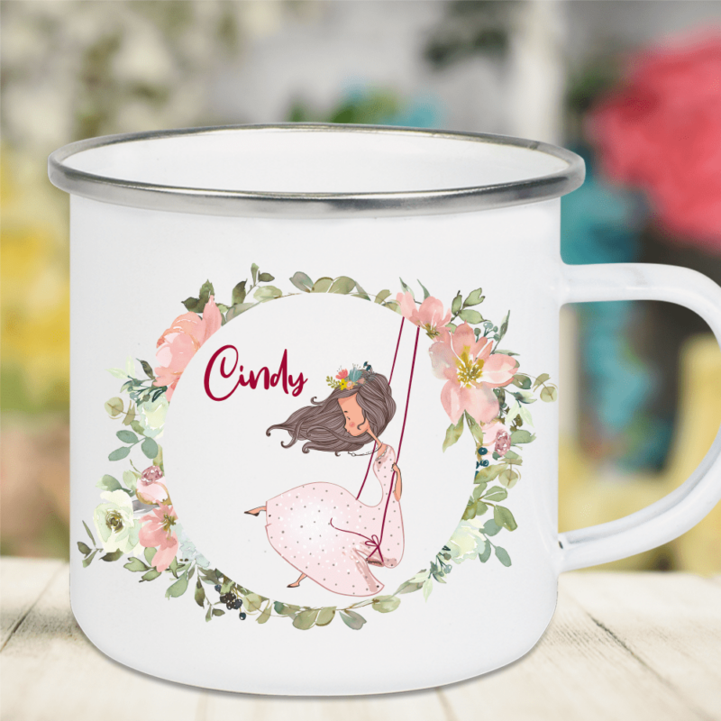 Bild von   emaille tasse kinder mit deinepng | Individuelle 🎁 persönliche 🎁 personalisierte Geschenke bedruckt ▪ bestickt ▪ graviert