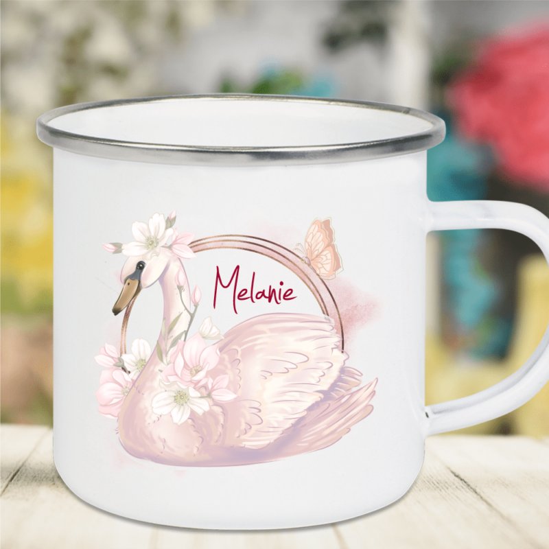 Bild von   emaille tasse kinder mit deinepng | Individuelle 🎁 persönliche 🎁 personalisierte Geschenke bedruckt ▪ bestickt ▪ graviert