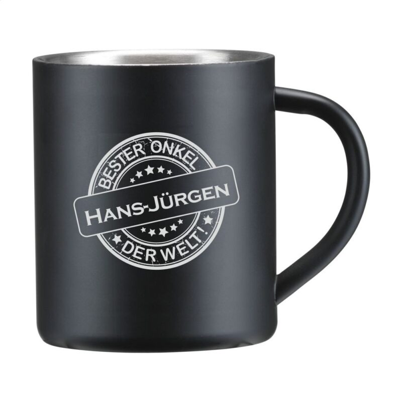 Bild von   thermobecher bester onkeljpg | Individuelle 🎁 persönliche 🎁 personalisierte Geschenke bedruckt ▪ bestickt ▪ graviert