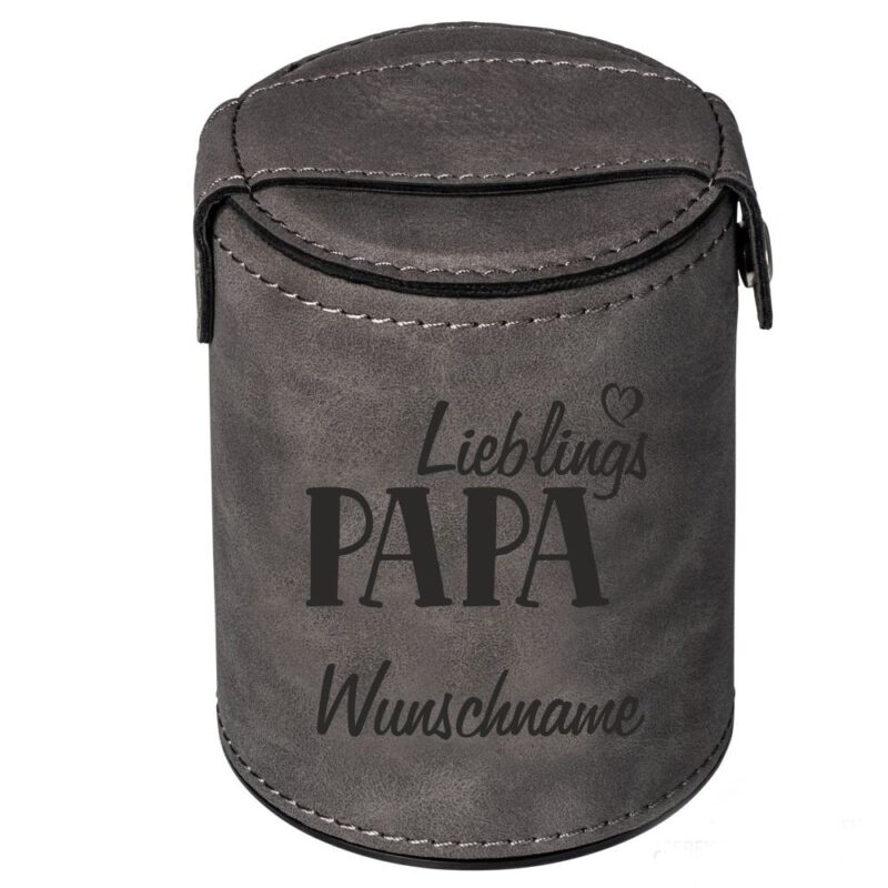 Würfelbecher mit Namen-Lieblings-Papa