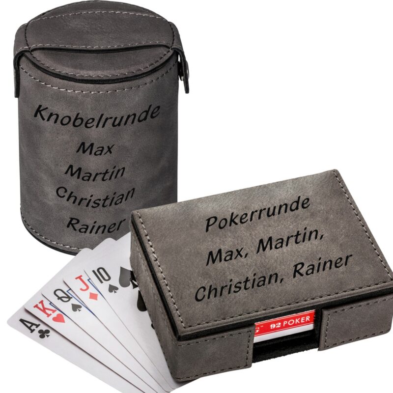 Bild von   spiel set kartenspiel und wuerjpg | Individuelle 🎁 persönliche 🎁 personalisierte Geschenke bedruckt ▪ bestickt ▪ graviert