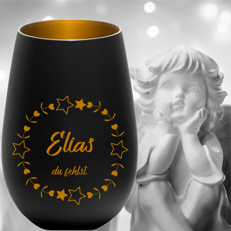 Bild von   personalisiertes windlicht eripng | Individuelle 🎁 persönliche 🎁 personalisierte Geschenke bedruckt ▪ bestickt ▪ graviert
