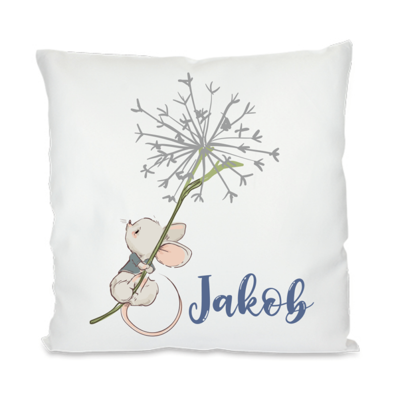 Bild von   kissen mit namen pusteblumepng | Individuelle 🎁 persönliche 🎁 personalisierte Geschenke bedruckt ▪ bestickt ▪ graviert