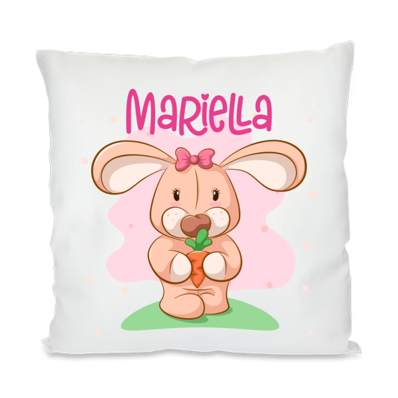 Bild von   kinder kissen mit namen hasepng | Individuelle 🎁 persönliche 🎁 personalisierte Geschenke bedruckt ▪ bestickt ▪ graviert