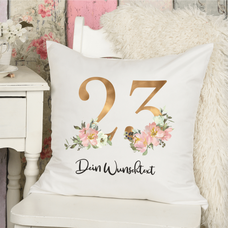Bild von   namenskissen zum geburtstag flpng | Individuelle 🎁 persönliche 🎁 personalisierte Geschenke bedruckt ▪ bestickt ▪ graviert