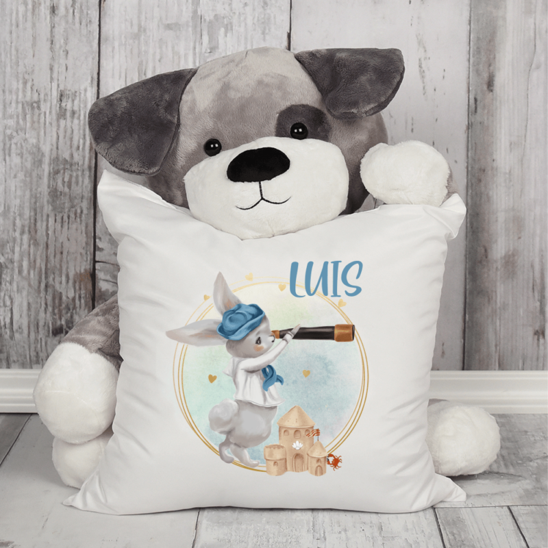 Bild von   kissen fuer kinder abenteurerpng | Individuelle 🎁 persönliche 🎁 personalisierte Geschenke bedruckt ▪ bestickt ▪ graviert