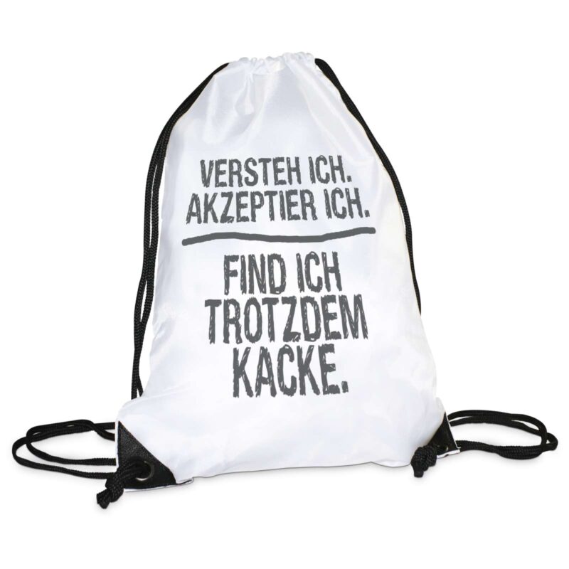Bild von   turnbeutel modell versteh ichjpg | Individuelle 🎁 persönliche 🎁 personalisierte Geschenke bedruckt ▪ bestickt ▪ graviert