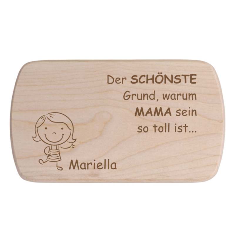 Bild von   fruehstuecksbrett der schoenstpng | Individuelle 🎁 persönliche 🎁 personalisierte Geschenke bedruckt ▪ bestickt ▪ graviert