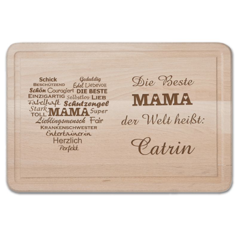 Bild von   schneidebrett mit gravur bespng | Individuelle 🎁 persönliche 🎁 personalisierte Geschenke bedruckt ▪ bestickt ▪ graviert