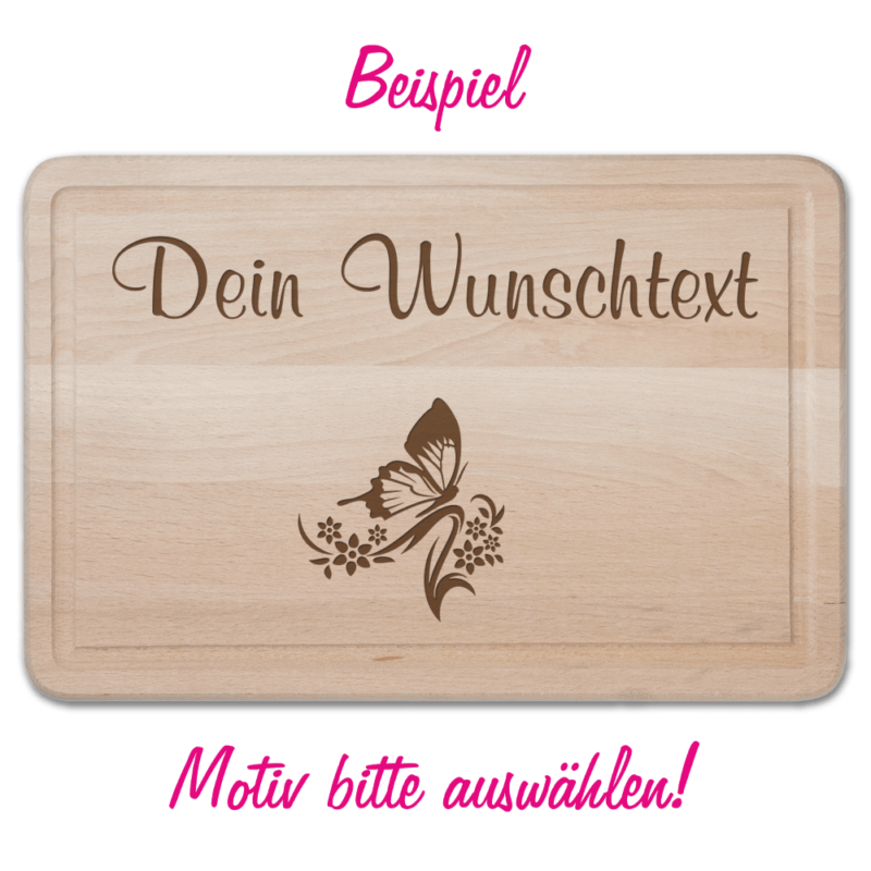 Bild von   schneidebrett mit gravur wunpng | Individuelle 🎁 persönliche 🎁 personalisierte Geschenke bedruckt ▪ bestickt ▪ graviert