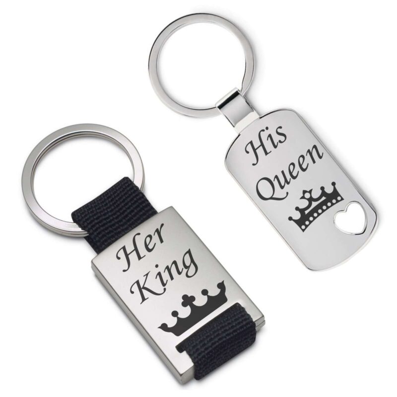Bild von   schluesselanhaenger set hisjpg | Individuelle 🎁 persönliche 🎁 personalisierte Geschenke bedruckt ▪ bestickt ▪ graviert
