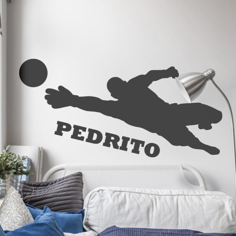 Bild von   wandsticker fussball fussballtjpg | Individuelle 🎁 persönliche 🎁 personalisierte Geschenke bedruckt ▪ bestickt ▪ graviert