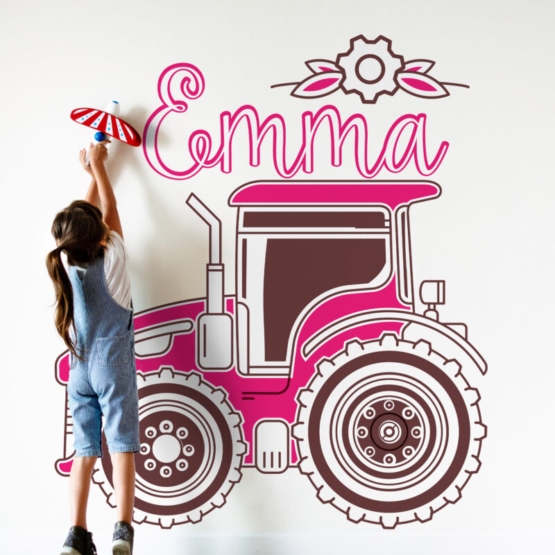 Bild von   personalisierte sticker rosa tjpg | Individuelle 🎁 persönliche 🎁 personalisierte Geschenke bedruckt ▪ bestickt ▪ graviert